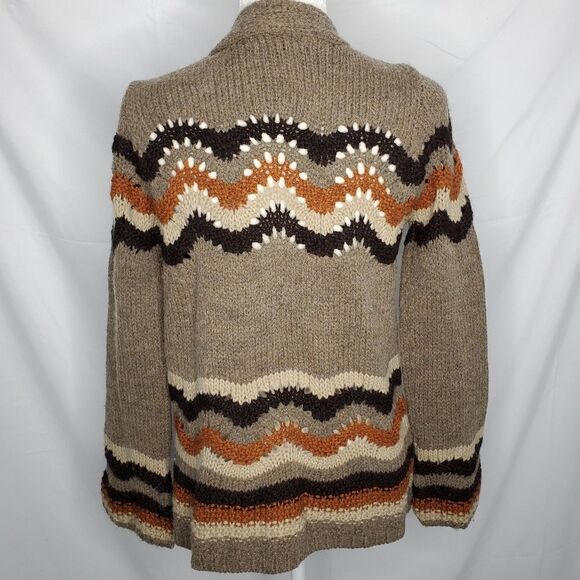 TWINS made in Italy wool blend open front‎ cardigan wool sweater M - Picture 3 of 8